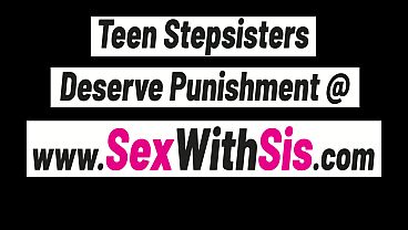 Image Horny teen stepsister wanted a huge dick and asked stepbro for a quickie