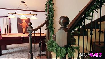 Image Inked Gurlz - A Big Boobs Milf with Ink is Fucked Hard in the Stairs