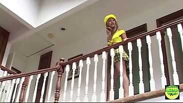 Image A guy with a big cock gives hardcore anal to an attractive Asian girl
