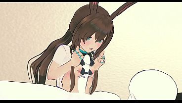 Image [Arknights] Amiya Visits Wojak's Room - CEO Comforts Her Doomer (Mature 3D)