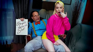 Image Watch Busty Teen Ride Grandpa for a Chunk of That Will