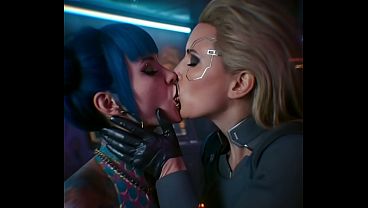 Image Cyberpunk 2077- City of lesbian dreams [Part 1] (AI generated)