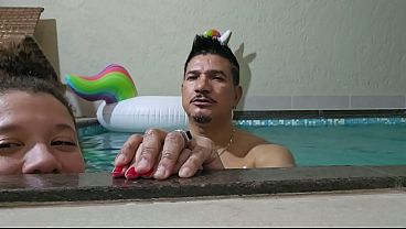 Image Brincadeirinha na piscina com o dotado