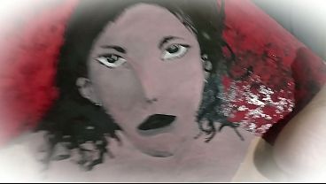 Image Masturbaci&oacute_n con retratos de mujeres pintados a mano - Fart - POV Masturbacion - Cum - Caballero Sexy Numero Uno - Solo - Pene Grande