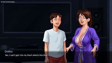 Image Hot Busty Stepmom Rides Stepson's Huge Cock in The Living Room - Summertime Saga 32 By DarkCookie - 3D Porn Game