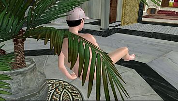 Image Gorgeous Shemale Shakes Dick Sitting in Hall 3D Cartoon Hentai