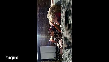 Image Juliet Redhead and SexySpice36 have Lesbian Masturbation on the roof