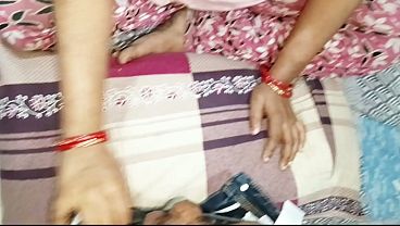 Image Indian bhabhi sucked the dick and made her tight pussy creampie