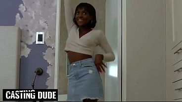 Image Big Tits Dark Skin Ebony Model DEEP ANAL RAILED In Amateur Audition