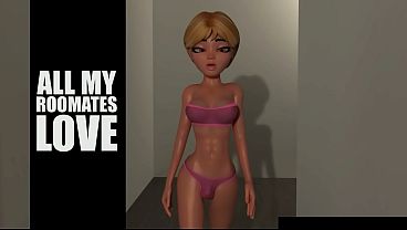 Image All My Roommates Love 1 - A Futanari Asks her Futanari Roommate To Help Teach Her About Sex