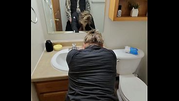 Image Sneaky Fuck with Horny Girl in Bathroom