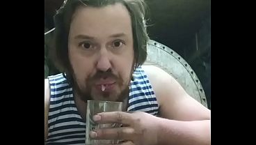 Image A talented gay man from Russia cums while masturbating three times in a row! And swallows hot fresh cum three times in a row! He's so dirty that he's ready to eat cum all day long!!!