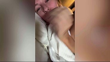 Image Stunning Blonde Angel Youngs Missed You While Traveling and Makes a Special Video Just 4 U!