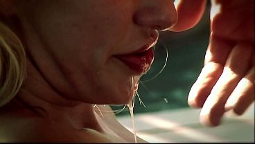 Image Very hot blonde milf bangs by the pool