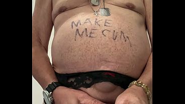 Image Naked piss and cock rub in loo