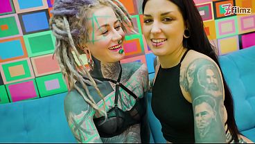 Image Goth and Hippie Chick Love Getting Anal Fucked and Facial Cumshots