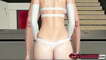 Image Sexy Elf Wynsys in White Stockings 3D Hentai - Frenulum Licking Fetish Big Dick, Intense Deepthroat Mouth Fuck & Footjob Fetish Cumshot