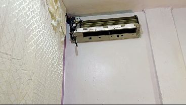 Image POV Your AC technician has a huge ass