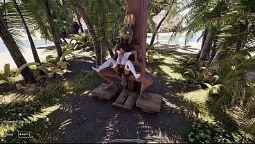 Image Lara Croft is a good girl because she takes the statue's fat dick in her ass. 3D Hentai Game