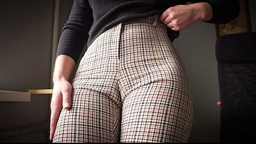 Image Naughty Coworker Cameltoe Tease And Denial