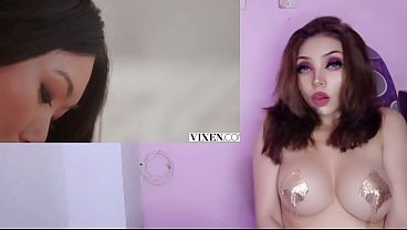 Image Asi&aacute_tica delgada con el co&ntilde_o caliente cogiendo con el novio
