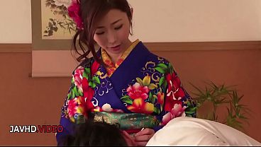 Image Ayumi Shinoda Sizzles with Sensual Kimono Blowjob Show on Camera