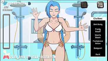 Image Jinx League Of Legends Shower Against The Glass Sex Creampie Big Tits Hentai Rule 34 - Hole House Game