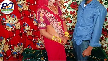 Image Desi village house's step mother fucked together in doggy style in red saree with Hindi audio Claire Vais full video