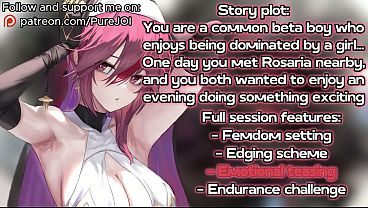 Image Rosaria from Genshin Impact makes your cock suffer (Edging JOI)