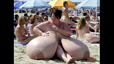 Image Busty beach footage
