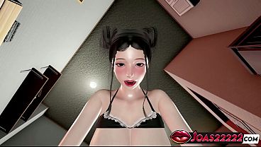 Image Maid Miyoko POV Cowgirl Ride 3D Hentai - Wild Moans on Big Dick, Intense Standing Fuck Close Up Pussy Views & Floor Missionary Ending in Creamy Creampie