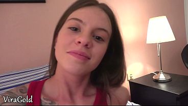 Image Step Sister Lita Phoenix Scored a Full Mouth of Sperm after Blowjob and Footjob