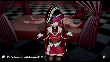 Image Merry Dancers - Minato Aqua, Houshou Marine, Yozora Mel | SEX DANCE MMD R-18 Vtuber Virtual YouTuber aHMV PMV