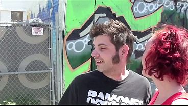Image Punk couple fucks in the garage
