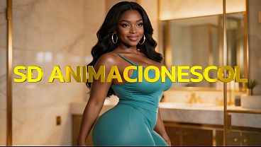 Image BEAUTIFUL VERY VOLUPTUOUS BLACK WOMAN IS FUCKED BY HER BARBER WITHOUT MERCY- PORN IN SPANISH WITHOUT MERCY- AI PORN