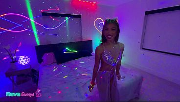 Image Clara Trinity Rides The DJ&rsquo_s Cock In A Raw Neon Encounter!