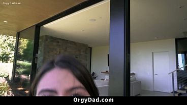 Image Stepdad Helps His Stepdaughter Complete the Facial Challenge by Letting Her Suck His Cock - Orgydad