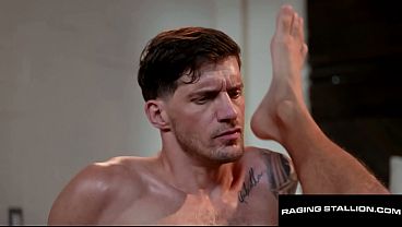 Image RAGING STALLION - Tatted Cowboy Cock vs Tight Bearded Ass