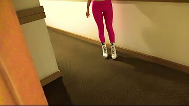 Image POV Blowjob and Masturbation in Yoga Pants