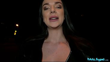 Image Super Sexy Babe Fucked in BLACK LINGERIE - Public Agent