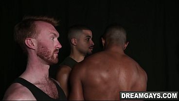 Image NEEIIIGH-uh-ohhh! TRIPLE BREEDING! Mare Ryan Rush breeding with three well-hung stallions, Rogelio Fierce, Q Moore and Lance Woods!