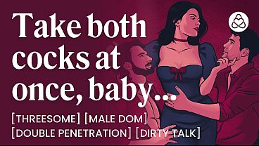 Image ASMR Audio Porn: Dominant MFM Threesome Double Penetration with Two Cocks &ndash_ Female Sub & Dirty Talk &ndash_ Erotic Audio Roleplay for Women