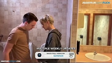 Image You Won't Believe What These Two Horny Twinks Did in a Public Park Bathroom... Caught on Camera!