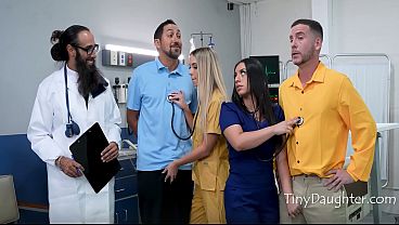 Image Medical Students Learn To Check Pulse On StepDad's Bulges