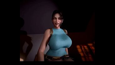Image 3D HQ Lara Breast Expansion Big tits Brunette Firm Tits Cowgirl riding POV  wSound added