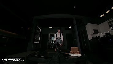 Image VR Conk: Petite Brunette Lady in Skirt Fucks Anally in Devil May Cry Cosplay Parody