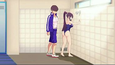Image hentai game 7 days girlfriend . Hot lady having sex in the college bathroom