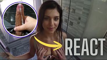 Image React: POVD - Gorgeous Leah Gotti fucked and facialed after shower