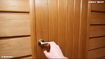 Image Skinny 18 year old small tits Vicky enjoying her first time in the sauna [Ai Generated]
