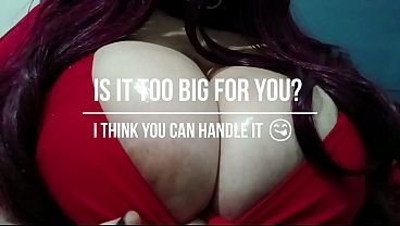 Image Goth Hotwife with big tits watching hentai (Nagachichi Nagai-san) while playing with a Big dick